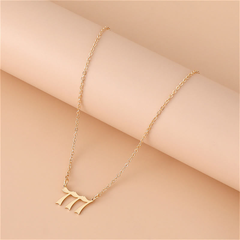 Angel Numbers Stainless Steel Necklace - Celestia-111-Silver-Nora Luxe