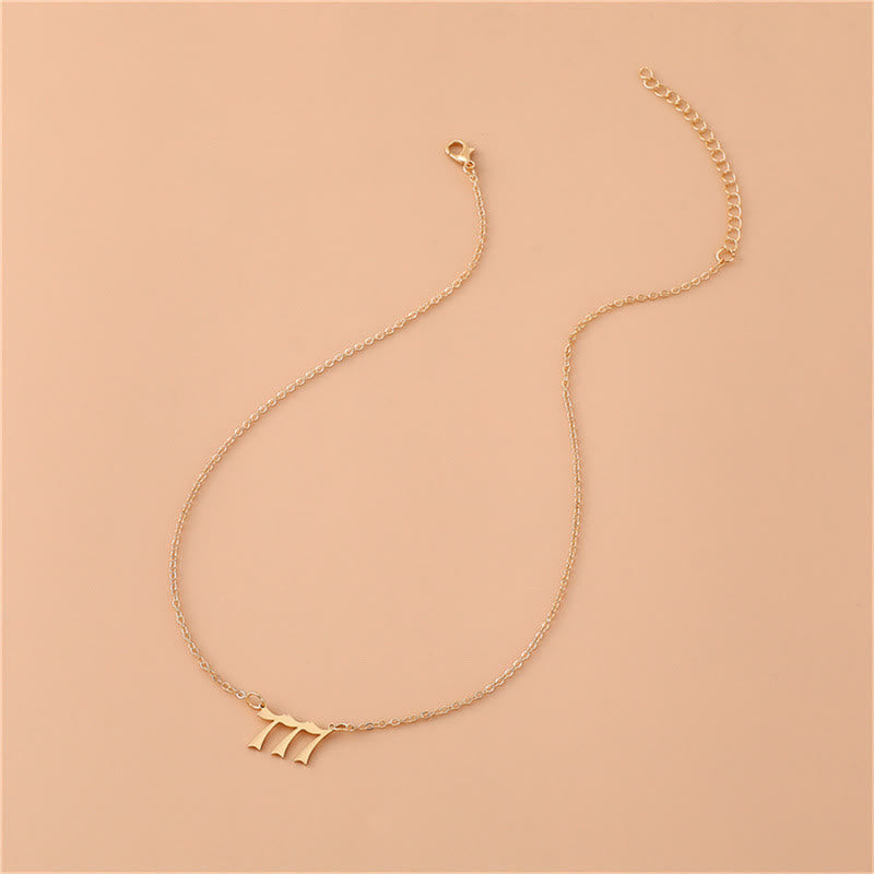 Angel Numbers Stainless Steel Necklace - Celestia-111-Silver-Nora Luxe