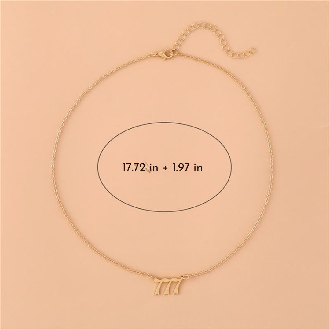 Angel Numbers Stainless Steel Necklace - Celestia-111-Silver-Nora Luxe