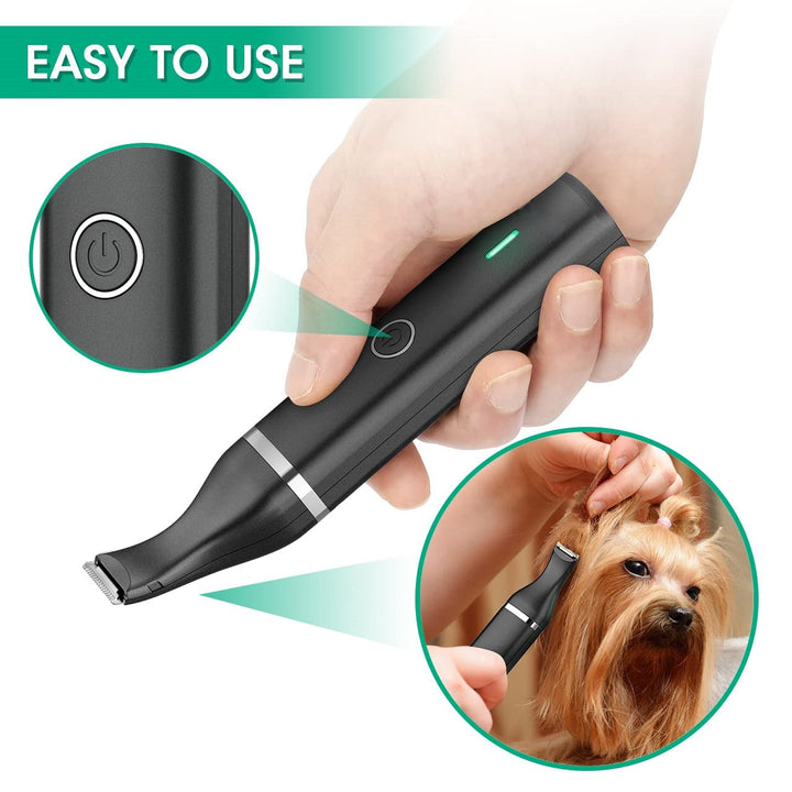 Animal Clipper with Double Blades - Quiet & Cordless Grooming Tool-White-Nora Luxe