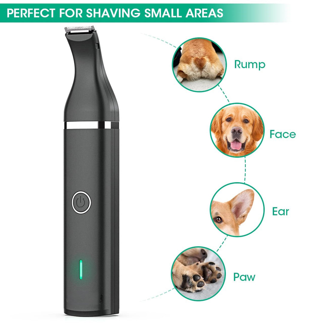 Animal Clipper with Double Blades - Quiet & Cordless Grooming Tool-White-Nora Luxe