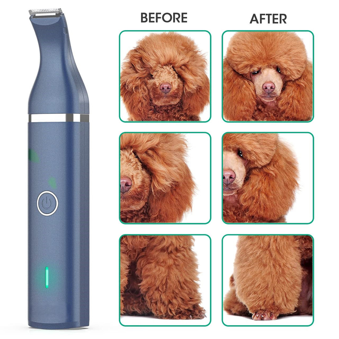Animal Clipper with Double Blades - Quiet & Cordless Grooming Tool-White-Nora Luxe
