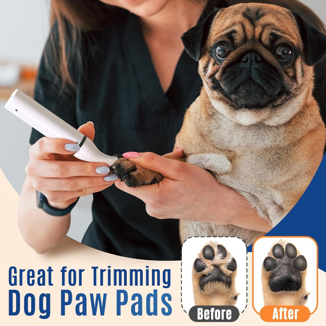 Animal Clipper with Double Blades - Quiet & Cordless Grooming Tool-White-Nora Luxe