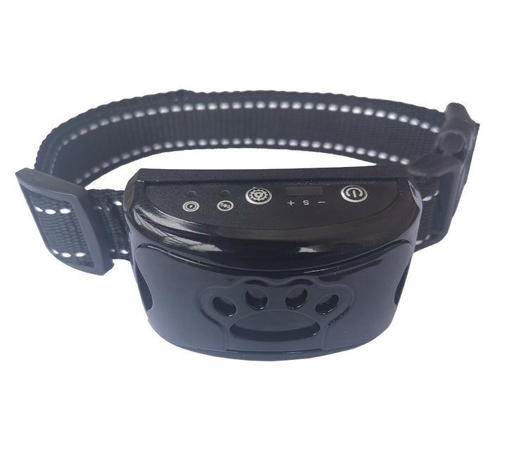 Animal-Friendly Anti-Bark Dog Training Collar - CalmVibes-Black-Nora Luxe