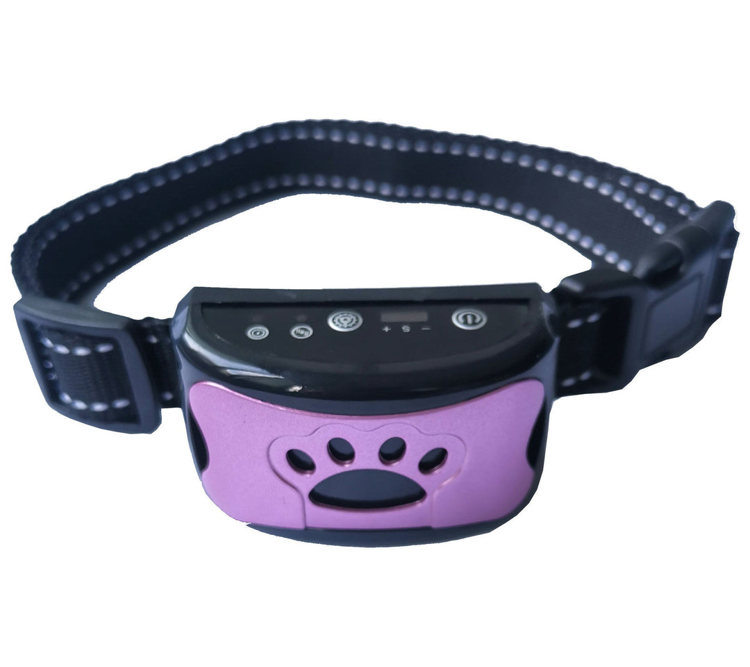 Animal-Friendly Anti-Bark Dog Training Collar - CalmVibes-Purple-Nora Luxe