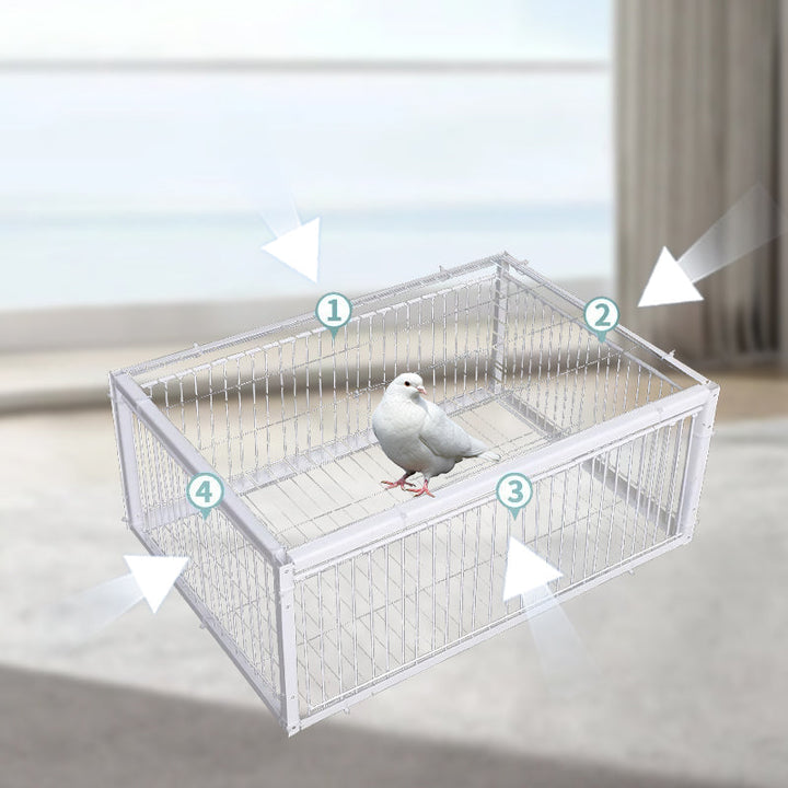 Animal-Friendly Bird Trap with Anti-Backlash Protection – BirdSafe Trap-2 Entrances-Nora Luxe