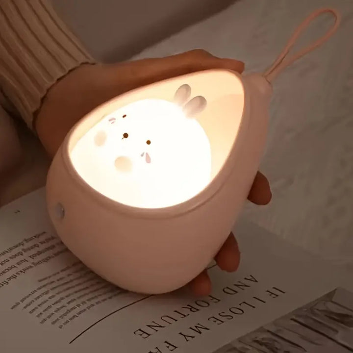 Animal Night Light - PurrLight-Pink-Kitten-Nora Luxe