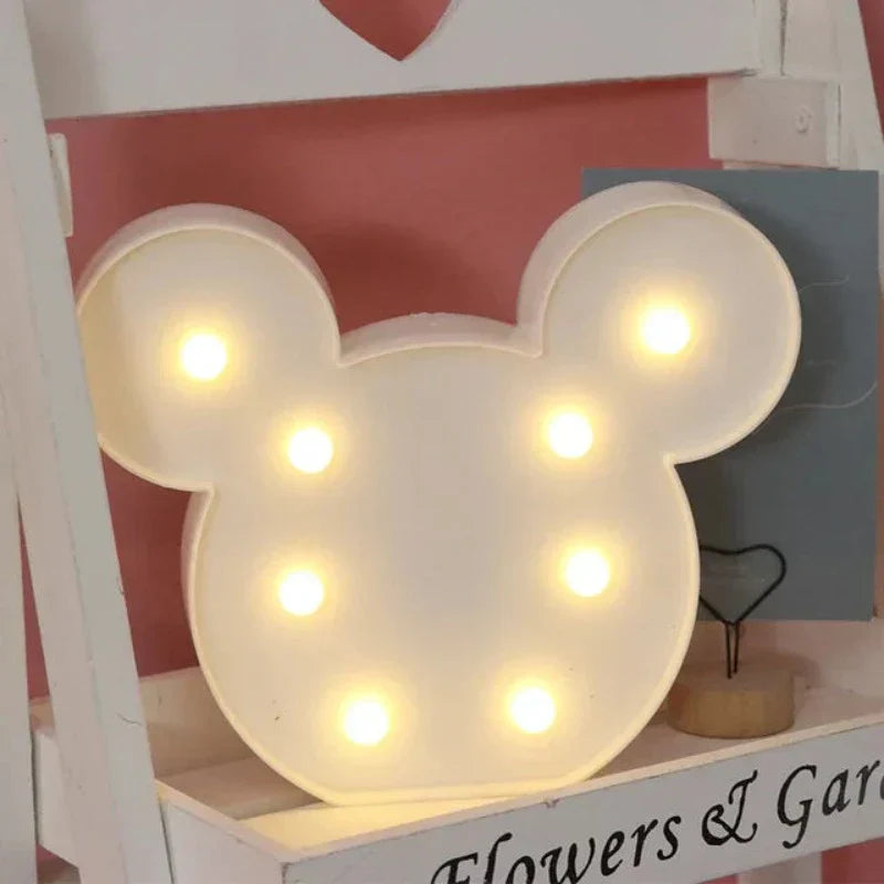 Animal Table Lamp - WildGlow-Bear Face-Nora Luxe