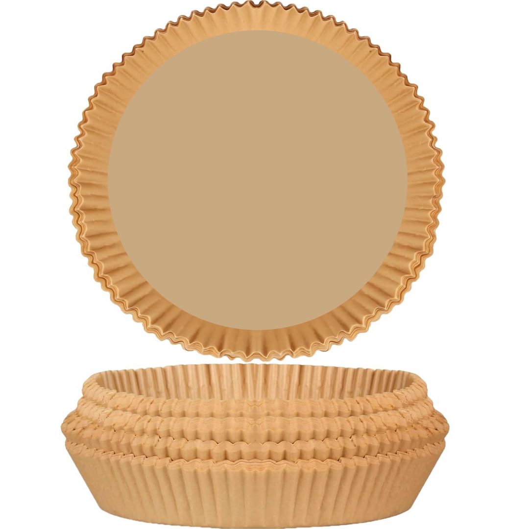 Anti-adhesive Disposable Air Fryer Liners - EasyCrisp-Round-Nora Luxe