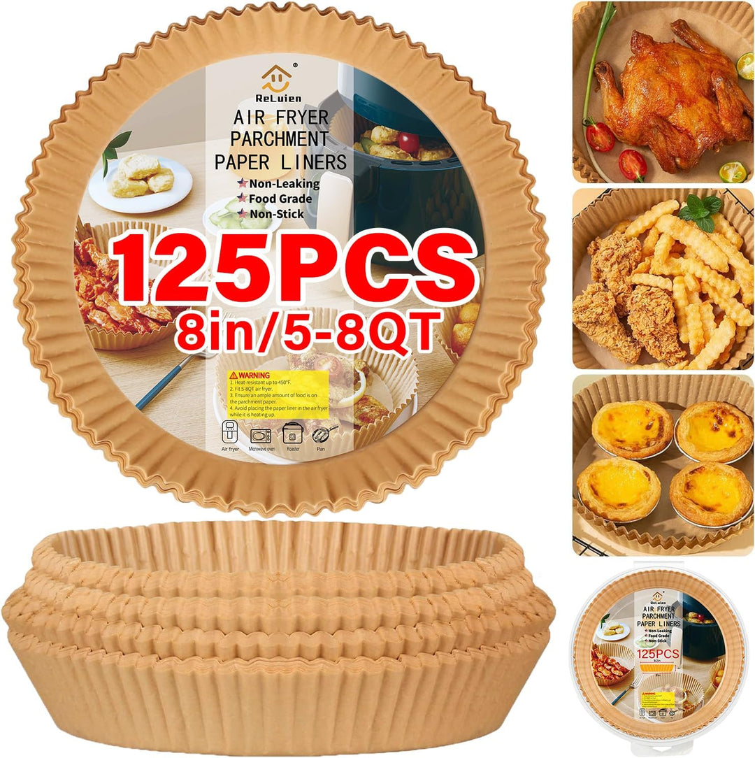 Anti-adhesive Disposable Air Fryer Liners - EasyCrisp-Square-Nora Luxe
