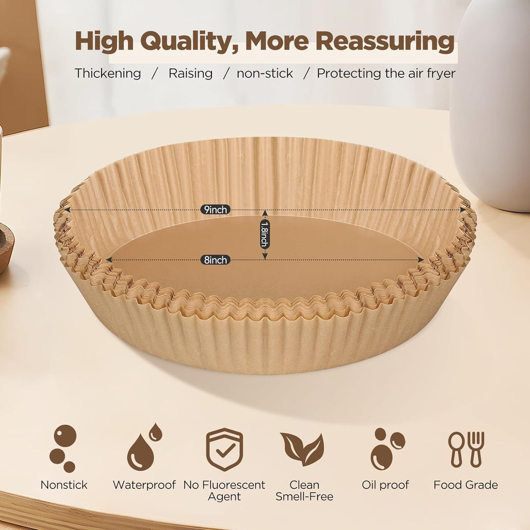Anti-adhesive Disposable Air Fryer Liners - EasyCrisp-Square-Nora Luxe