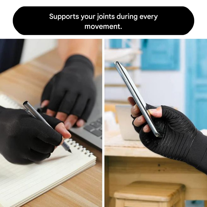 Anti-Arthritis Compression Gloves - ThermaFlex-1x Pair (+1 Free)-S-Nora Luxe