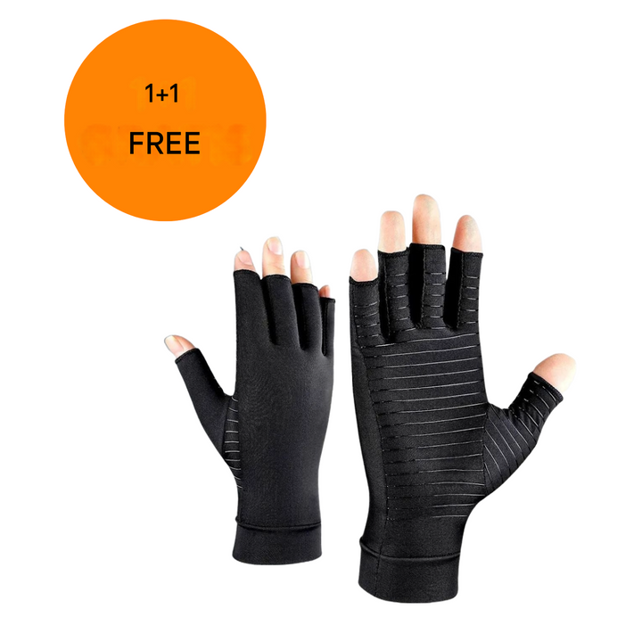 Anti-Arthritis Compression Gloves - ThermaFlex-1x Pair (+1 Free)-S-Nora Luxe