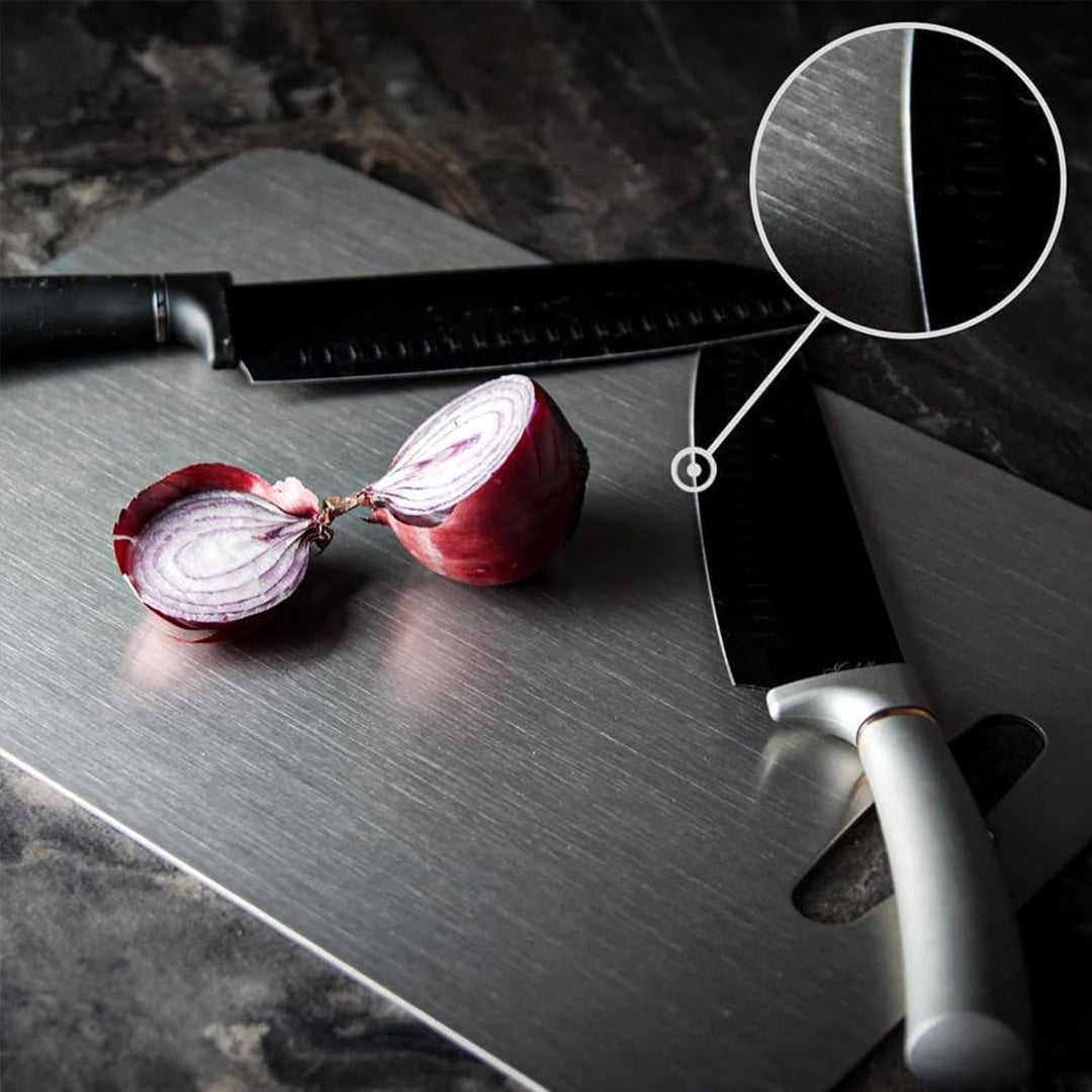 Anti-mold Reinforced Chopping Board - SteelCut-11.42x7.87 inches-Nora Luxe