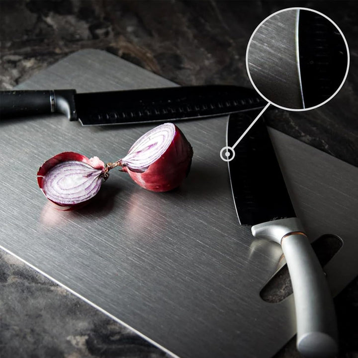 Anti-mold Reinforced Chopping Board - SteelCut-11.42x7.87 inches-Nora Luxe