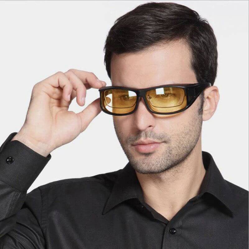 Anti-reflective Night Vision Glasses - NightGuard-Yellow-Nora Luxe
