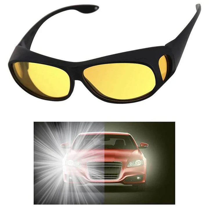 Anti-reflective Night Vision Glasses - NightGuard-Yellow-Nora Luxe