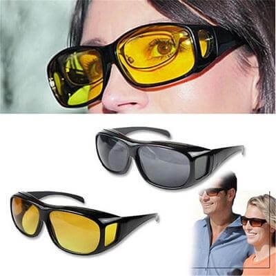 Anti-reflective Night Vision Glasses - NightGuard-Yellow-Nora Luxe