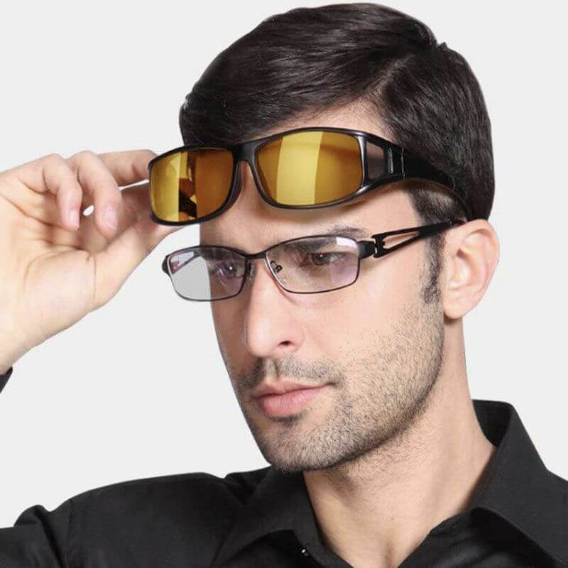 Anti-reflective Night Vision Glasses - NightGuard-Yellow-Nora Luxe