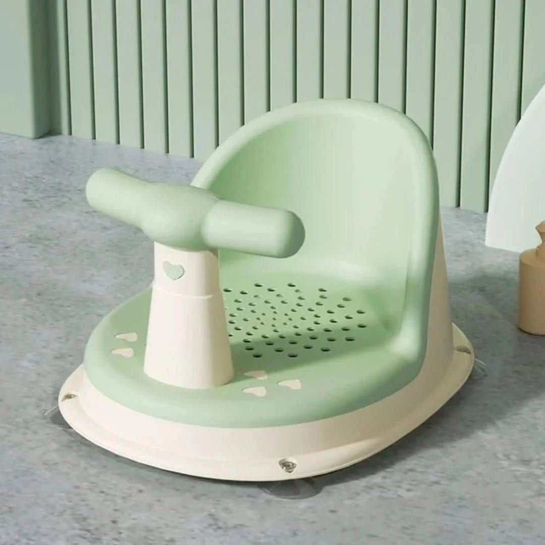 Anti-slip Baby Bath Seat for Safe Bath Time Comfort - Bubblie-Green-The Livary