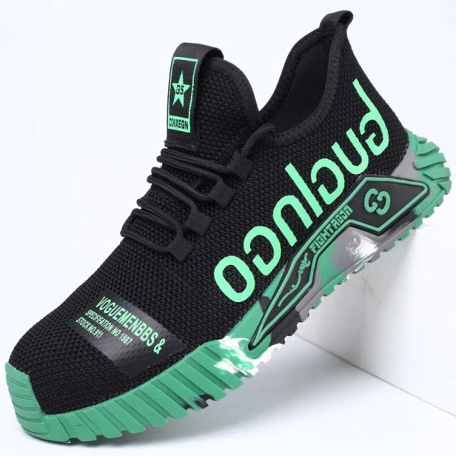 Anti-slip Safety Shoes - PowerGuard-Green-6-Nora Luxe