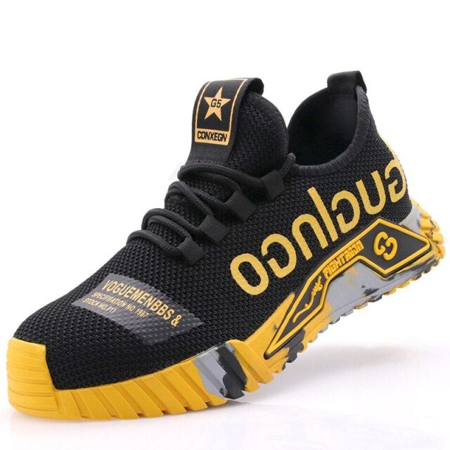Anti-slip Safety Shoes - PowerGuard-Yellow-6-Nora Luxe