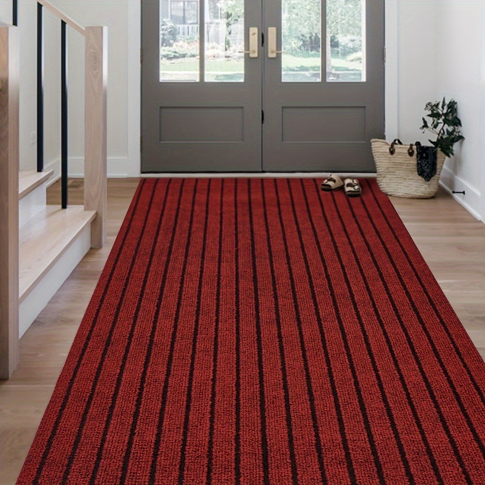 Anti-slip & Washable Runner for Indoor and Outdoor - GripLuxe-Dark gray-23.62 in × 59.06 in-Nora Luxe