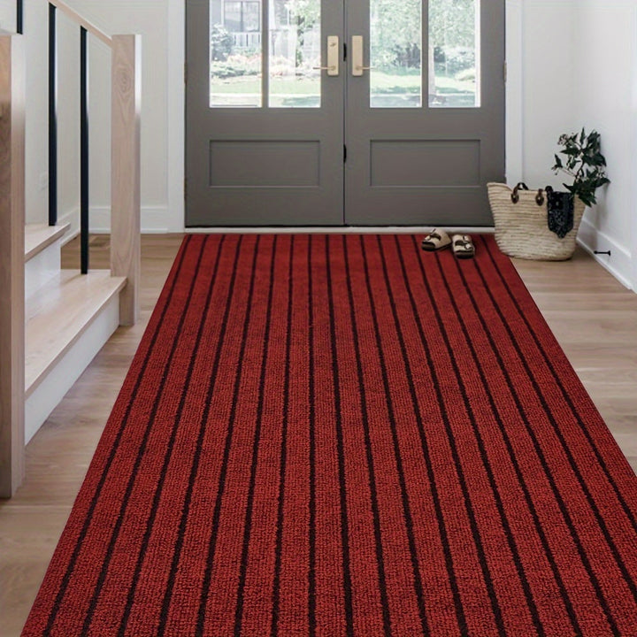 Anti-slip & Washable Runner for Indoor and Outdoor - GripLuxe-Dark gray-23.62 in × 59.06 in-Nora Luxe