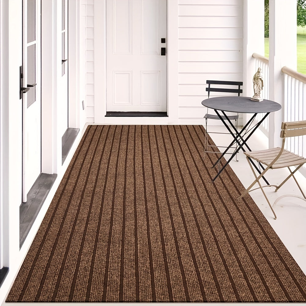 Anti-slip & Washable Runner for Indoor and Outdoor - GripLuxe-Dark gray-23.62 in × 59.06 in-Nora Luxe