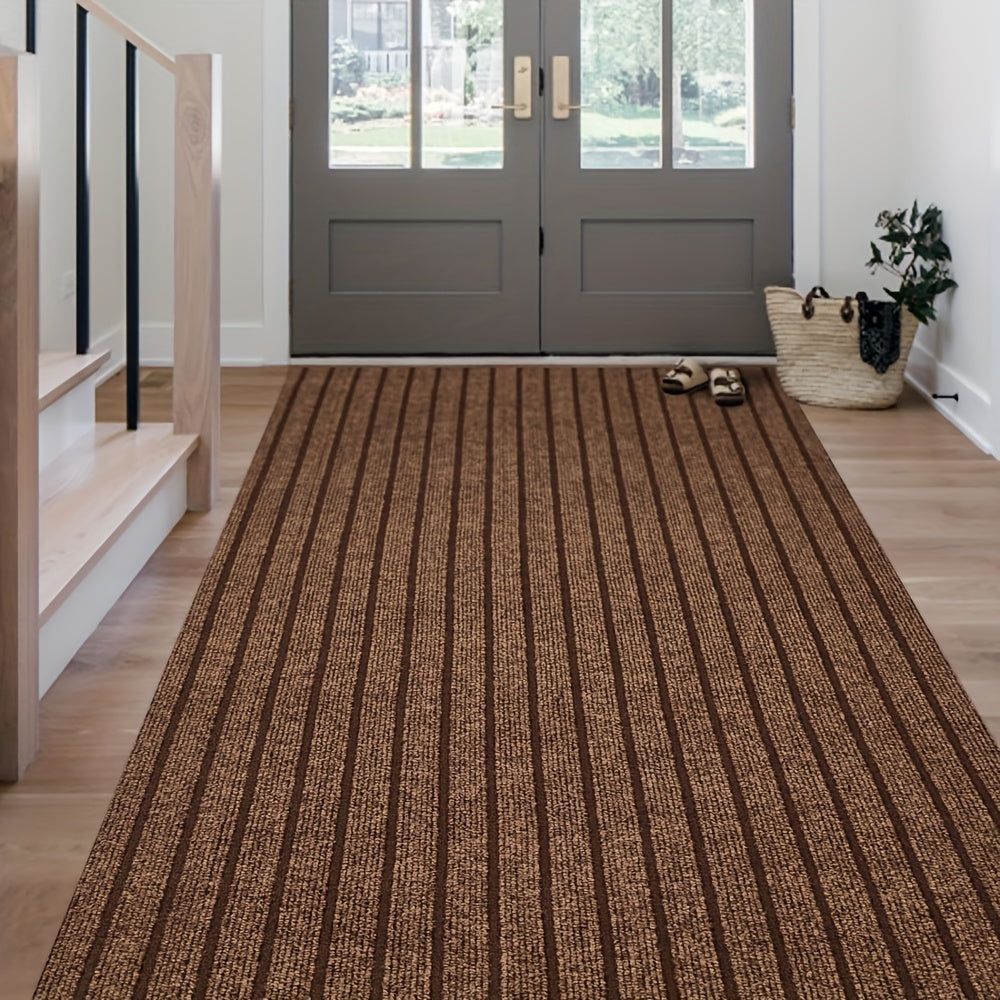 Anti-slip & Washable Runner for Indoor and Outdoor - GripLuxe-Dark gray-23.62 in × 59.06 in-Nora Luxe