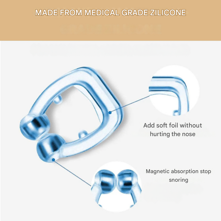 Anti-Snore Nose Clip - SilentBreathe-Nora Luxe