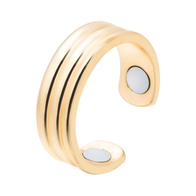 Anti-Snore Ring with Magnetic Therapy - StopSnore-Gold-Nora Luxe