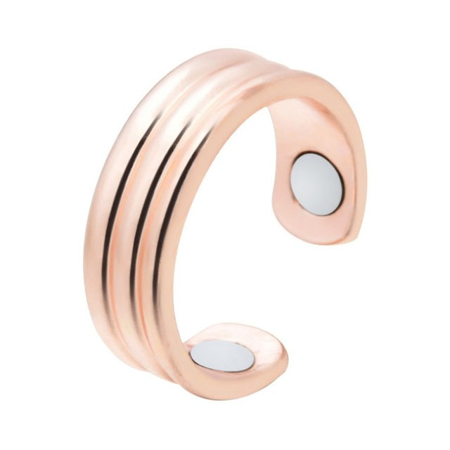 Anti-Snore Ring with Magnetic Therapy - StopSnore-Rose gold-Nora Luxe