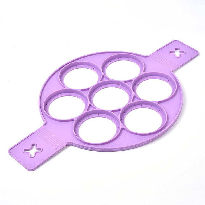 Anti-stick Pancake Pan - FlipMaster-Purple-Circle-Nora Luxe