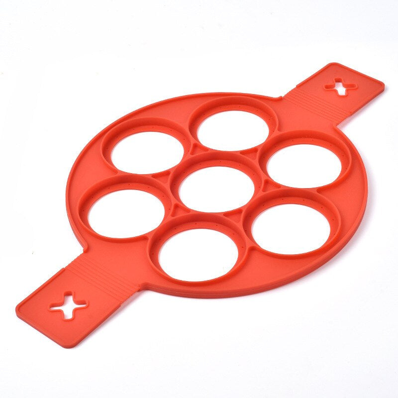 Anti-stick Pancake Pan - FlipMaster-Red-Circle-Nora Luxe