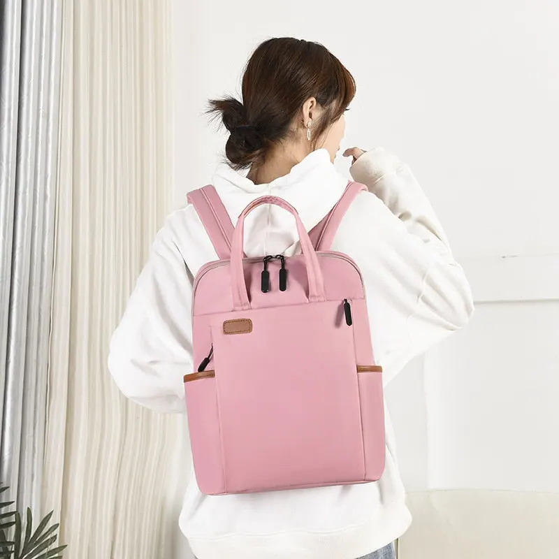 Anti-Theft Backpack - Nova-Cream-Nora Luxe