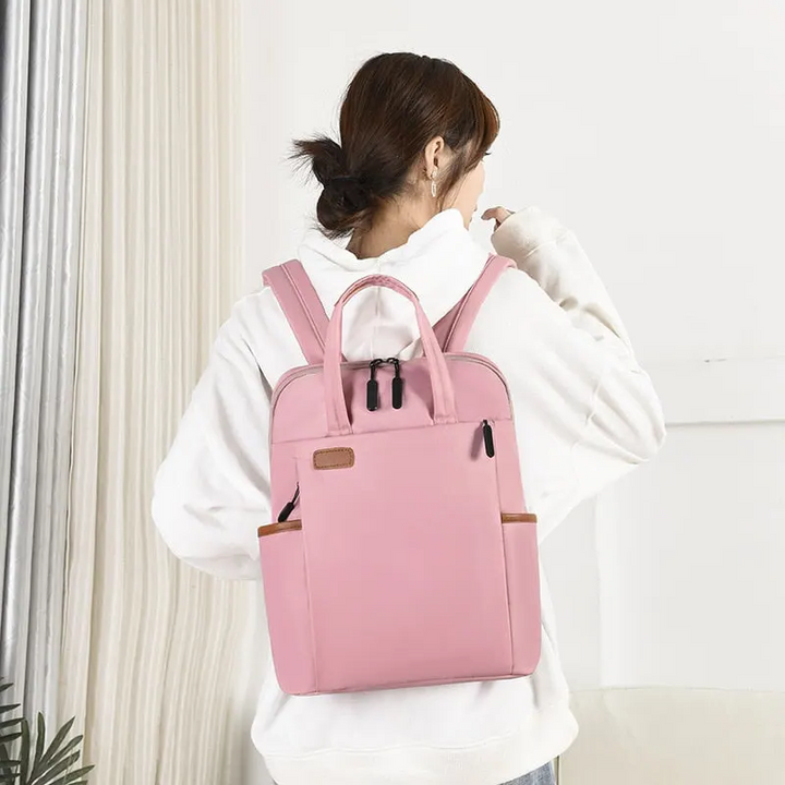 Anti-Theft Backpack - Nova-Cream-Nora Luxe