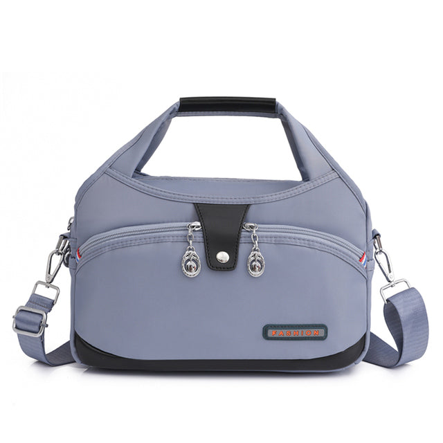 Anti-theft Crossbody Handbag for Women - Lynn-Light blue-Nora Luxe