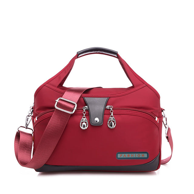 Anti-theft Crossbody Handbag for Women - Lynn-Red-Nora Luxe