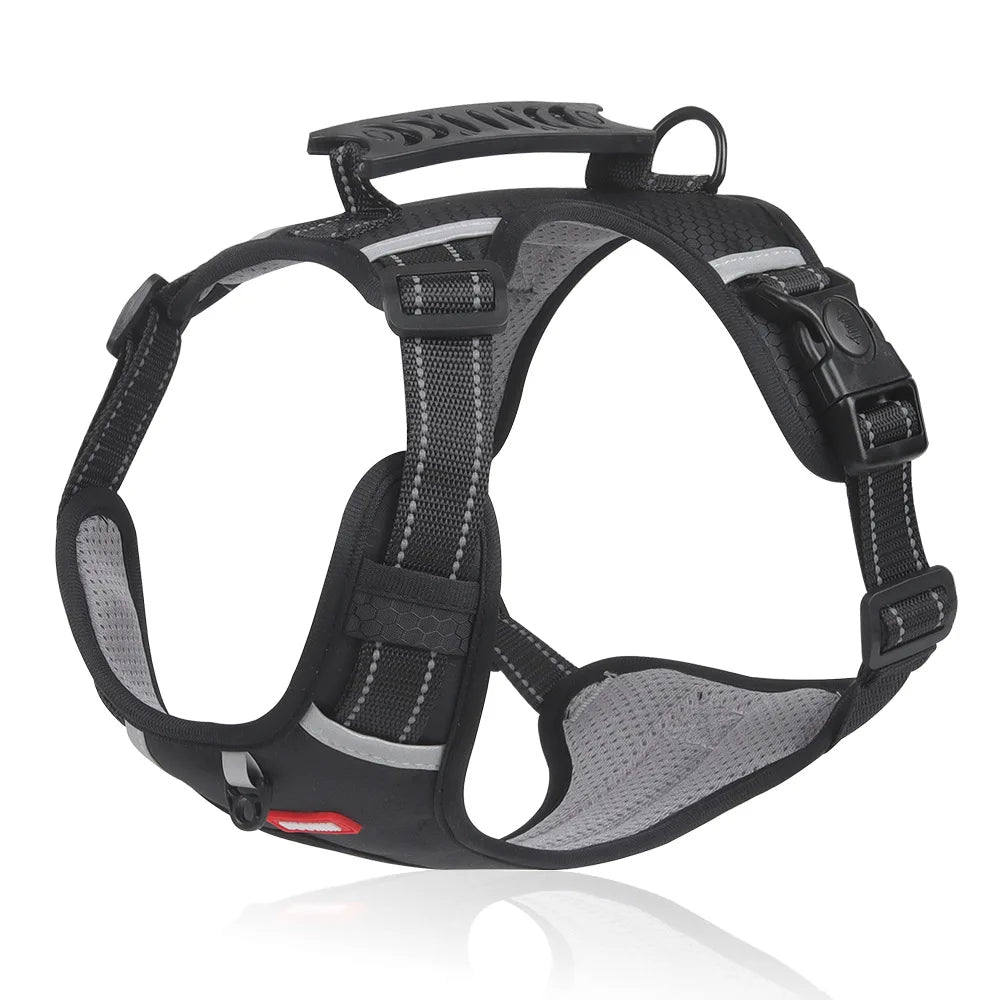 Anti-Trek Dog Harness - FlexiFit-Black-XS (5.51 - 11.02 lbs)-Nora Luxe