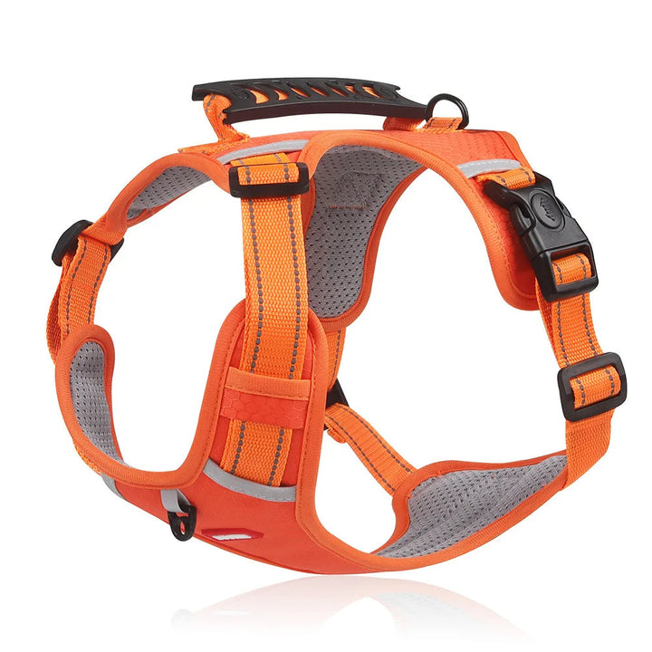 Anti-Trek Dog Harness - FlexiFit-Orange-XS (5.51 - 11.02 lbs)-Nora Luxe
