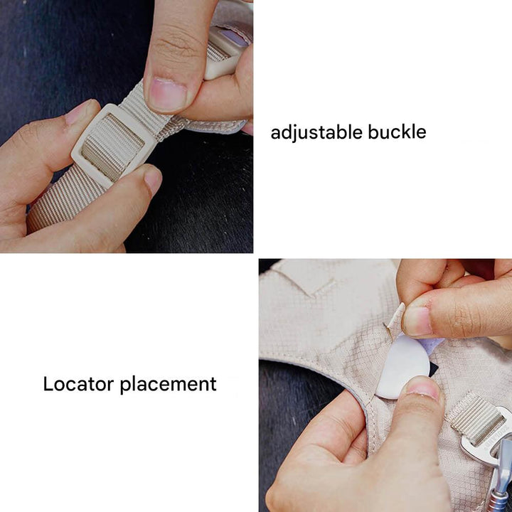 Anti-Trek Dog Harness with Multi-Functional Leash - AquaCool-Harness - Beige-XS-Nora Luxe