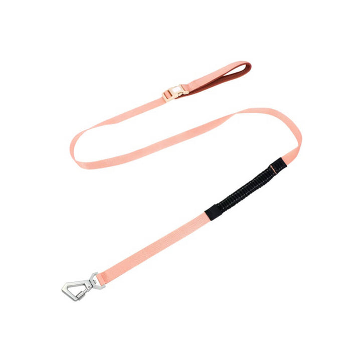 Anti-Trek Dog Harness with Multi-Functional Leash - AquaCool-Rim - Pink-59.05 inches-Nora Luxe