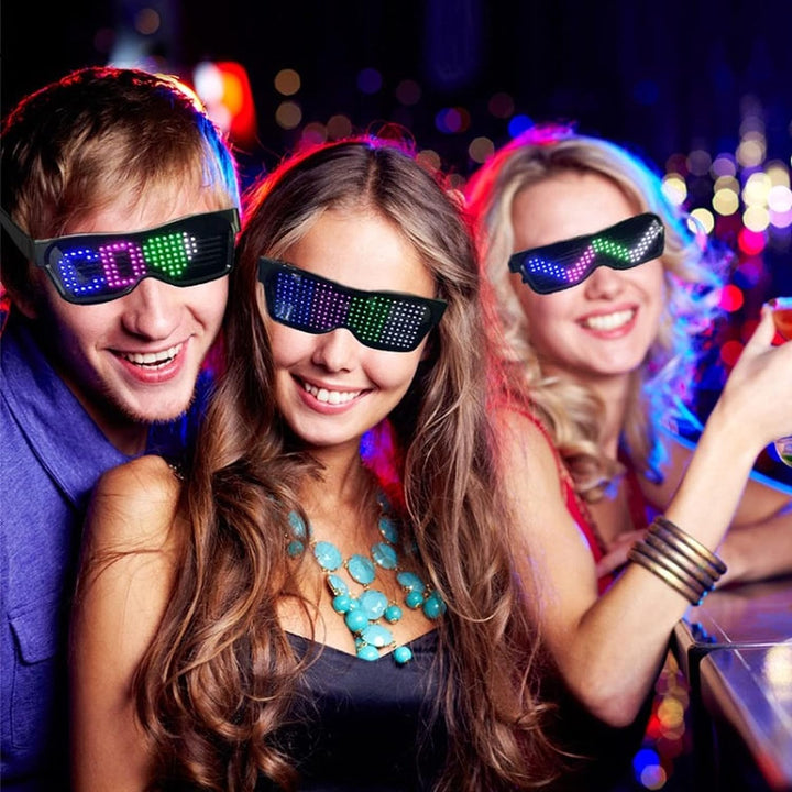 App-Programmable LED Party Glasses - GlowBeat-The Livary