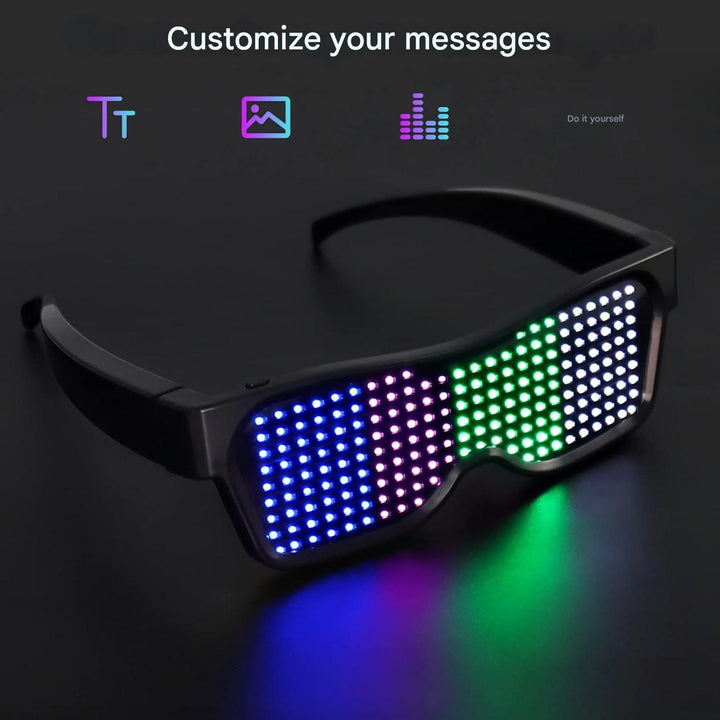 App-Programmable LED Party Glasses - GlowBeat-The Livary