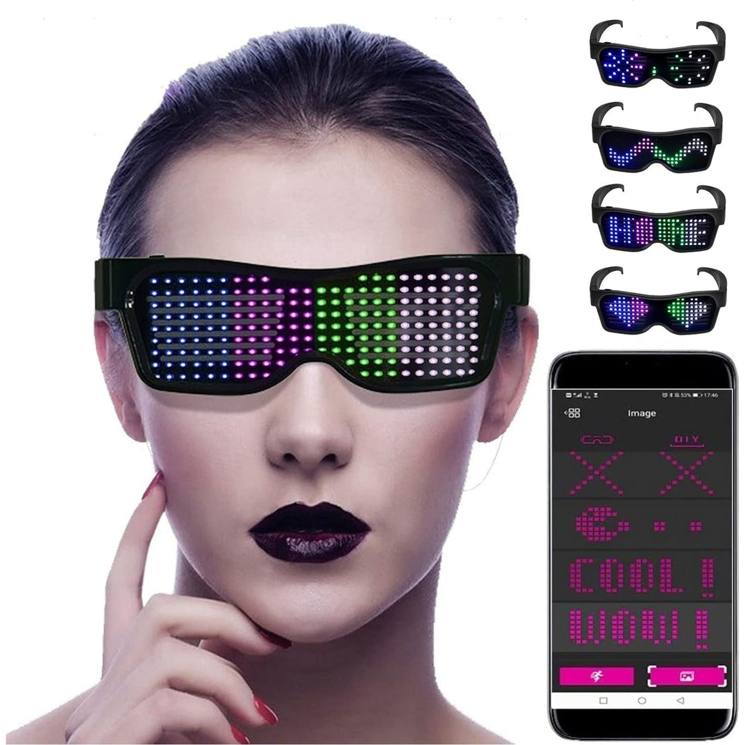 App-Programmable LED Party Glasses - GlowBeat-The Livary