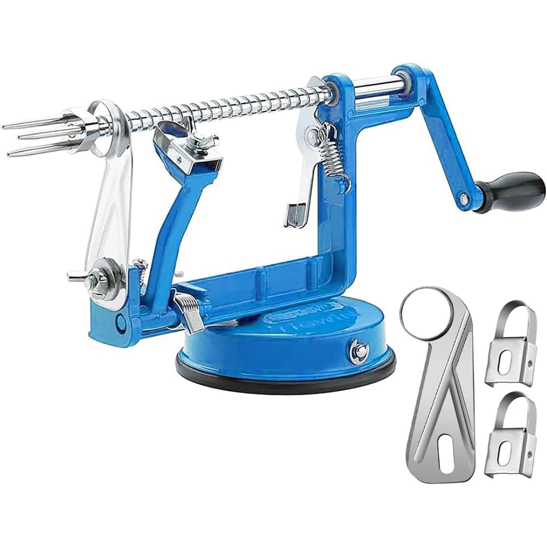Apple Schiller & Cutter with Suction Cup - CoreSlicer-More blue-Nora Luxe