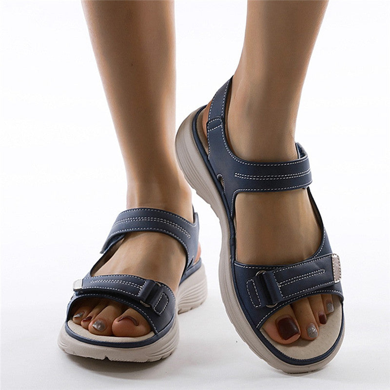 Arch Support Sandals | Orthopedic Comfort-Black-3.5-Nora Luxe
