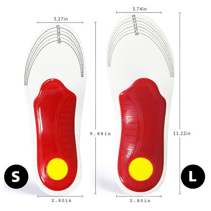 Arch Supports for Flat Feet - ComfortFit-S-1 pair-Nora Luxe