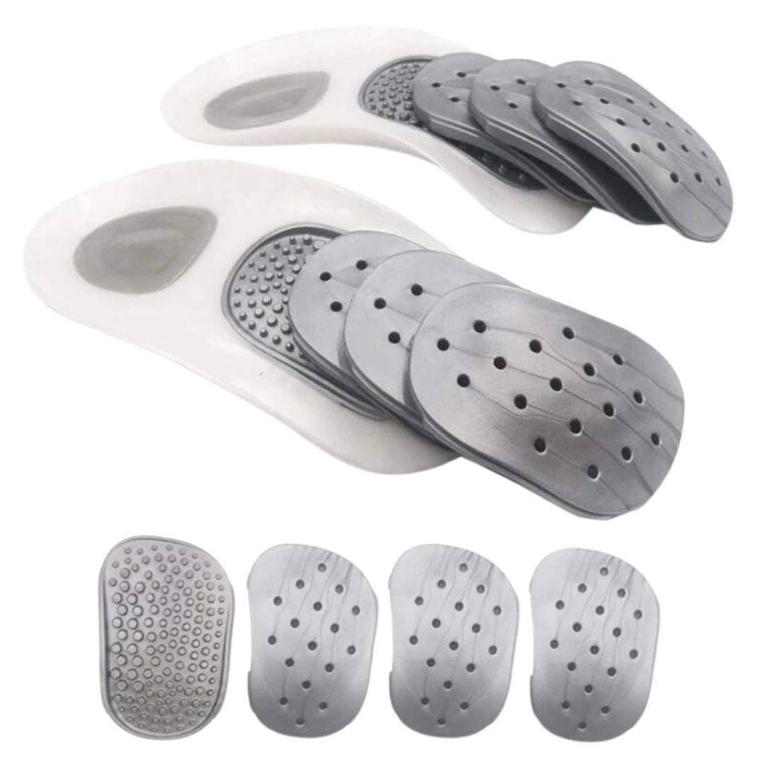 Arch supports for Plantar Fasciitis - SoleRelief-1.5-2.5-Nora Luxe